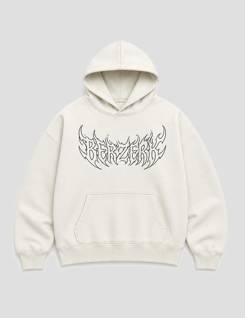 Blusa Oversized - Moletom Off White