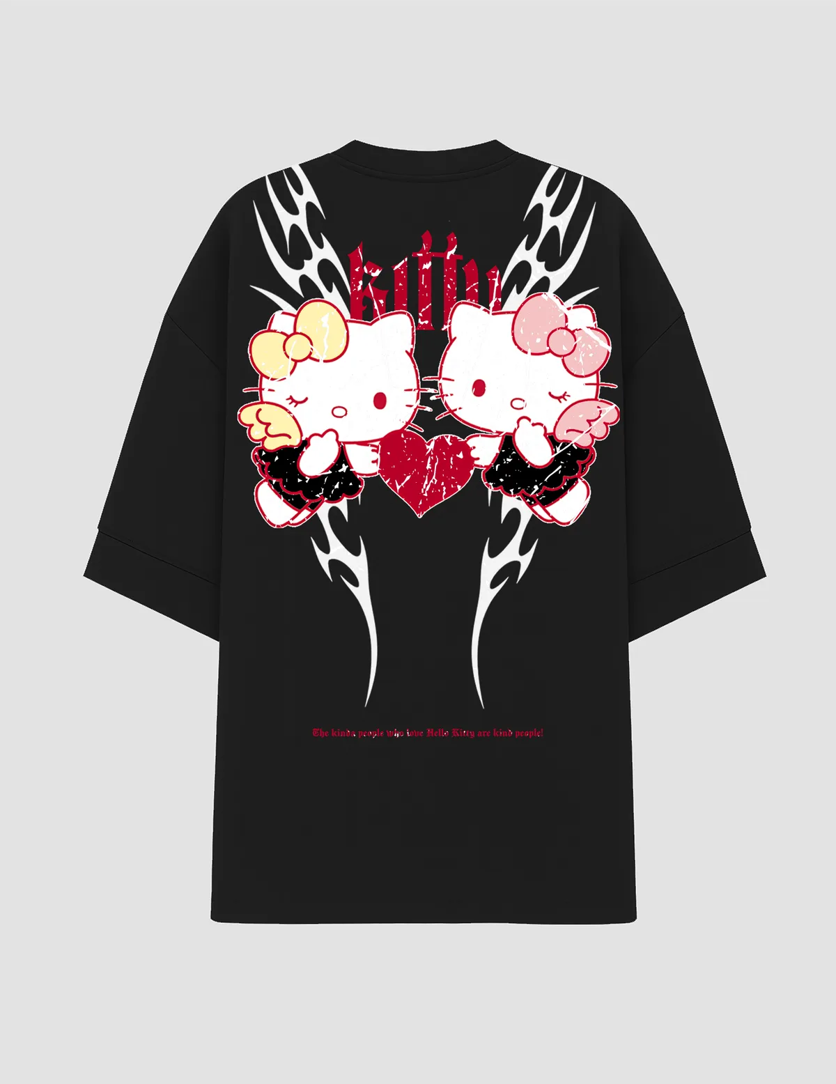 Oversized - Hello Kitty - Black