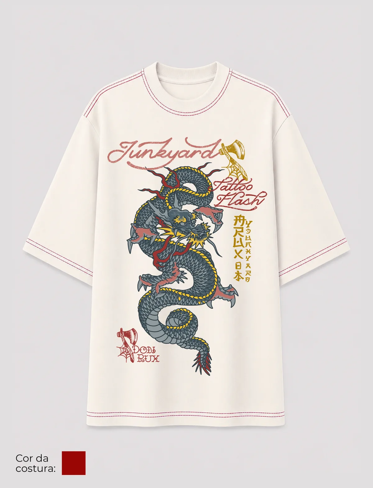 Oversized - Rux - Dragon Tattoo Flash